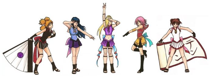 Kunoichi_Sailor_Scouts_by_knilly_pie - sakuraZhinataZtemariZinoZtenten