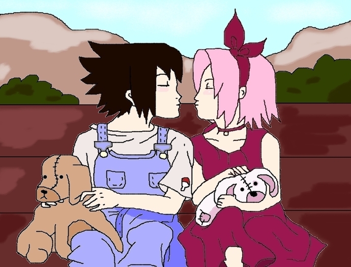 Sasuke_and_Sakura_kiss_by_Sasumaky_kun - sasulovesaku