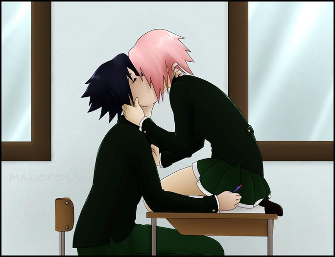 your_homework_is_to_kiss_me_by_maboroshii - sasulovesaku