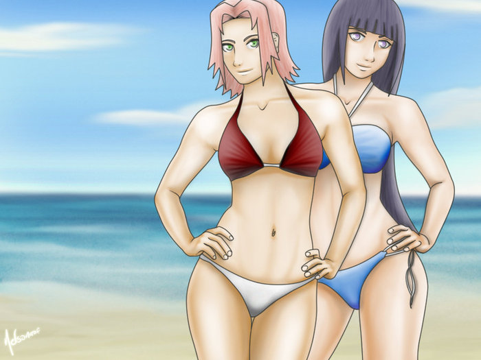 Sakura_and_Hinata_in_Venezuela_by_nelsonaof