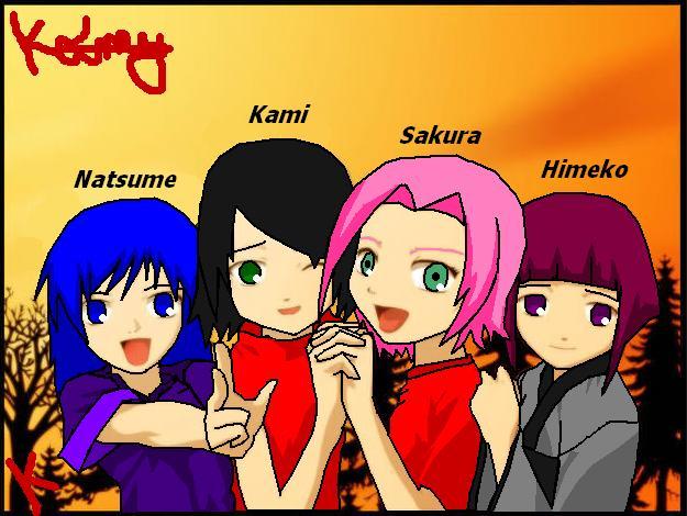 Natsume, Kami, Sakura si Himeko in copilarie ;x - Kami mica