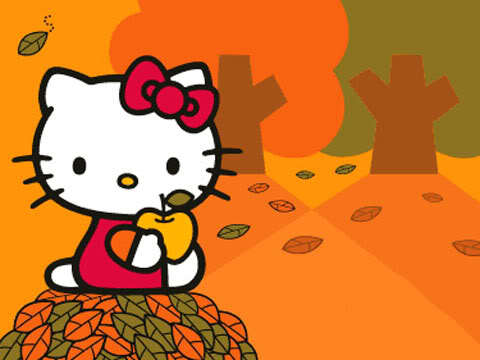 leaves480x360[1] - Hello Kitty Wallpapers
