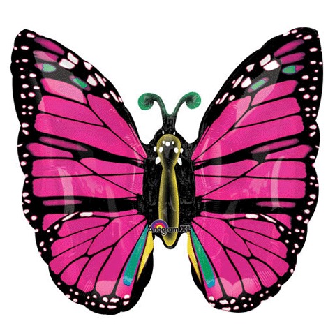 pinkphotographicbutterflyballoon - fluturi