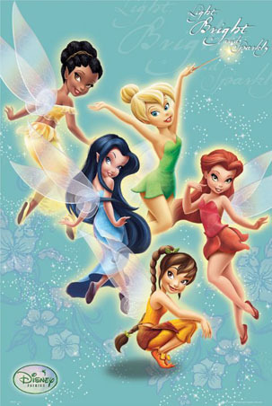 lgfp2028 light-bright-and-sparkly-disney-fairies-the-disney-fairies-poster - zane