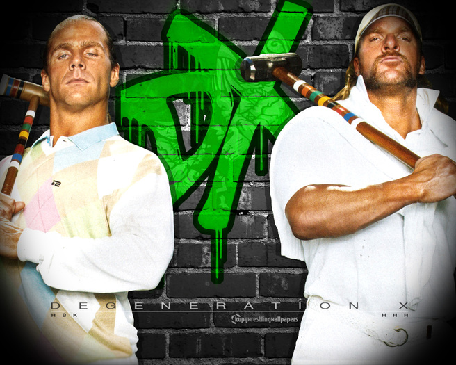 DX Wallpaper - Shawn Michaels & Triple H