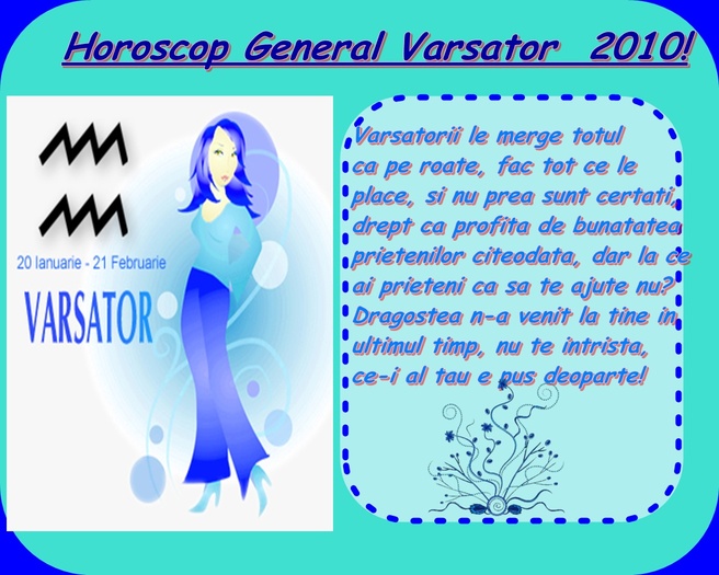 horoscop general varasayor - Revista SuperGirl nr 1