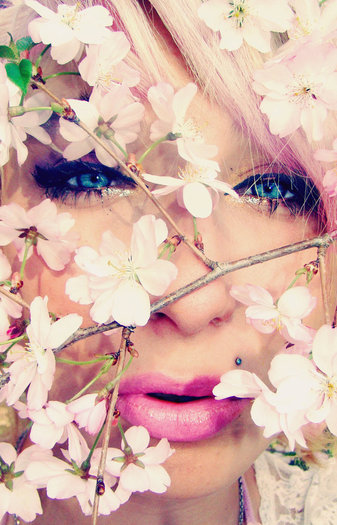 Cherry_Blossom_Blue_by_xfallxoutxgirlsx - cherry lips