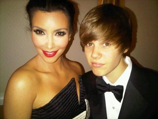 justin_bieber_kim_kardashian - justin bieber