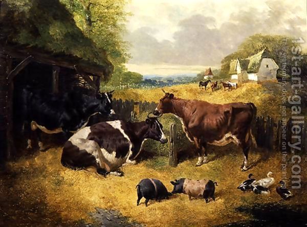 Farmyard-Scene,-1853
