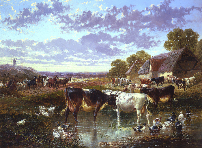 john_f_herring_the_watering_hole - John Frederic Herring