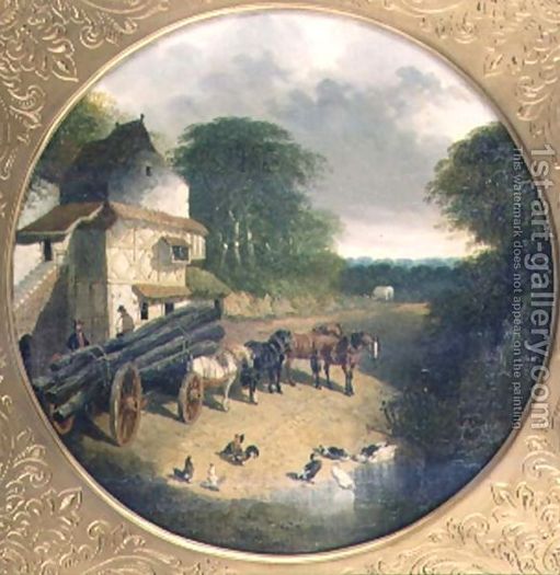 The-Timber-Wagon,-1852 - John Frederic Herring