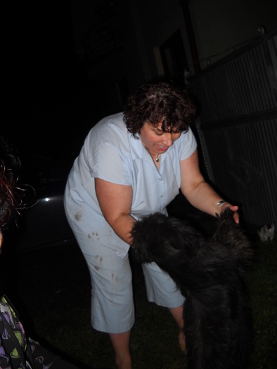 ..dresura cu Borzos, la tara