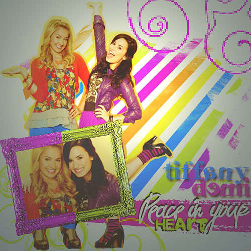 TD-action7-awesomestyle - Demi Lovato and Tiffany Thornton