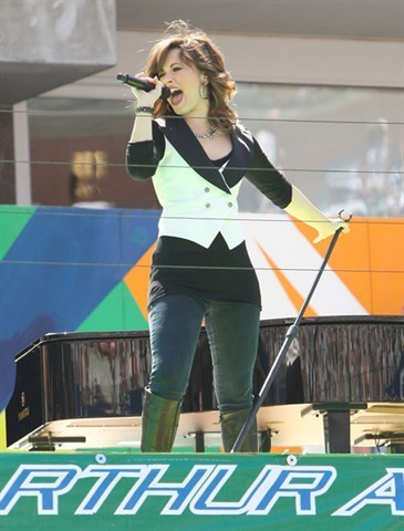 55551653ahmso1825200812627AM - Demi Lovato at  Arthur Ashe Kids Day