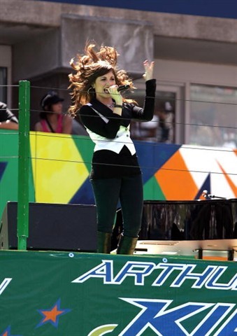 82529191 - Demi Lovato at  Arthur Ashe Kids Day