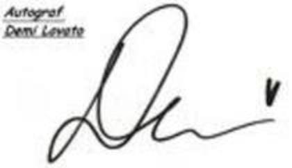 XHIXDZJNYWHNQZNRVVP - Demi Lovato autograph