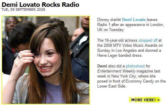 amciue - Demi Lovato Leaving BBC Radio UK