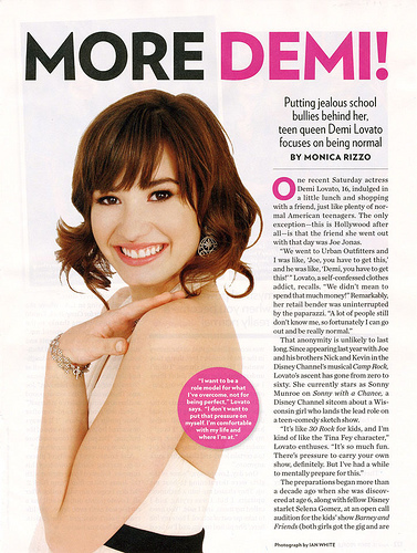 demipeople - Demi Lovato on Magazine Scans