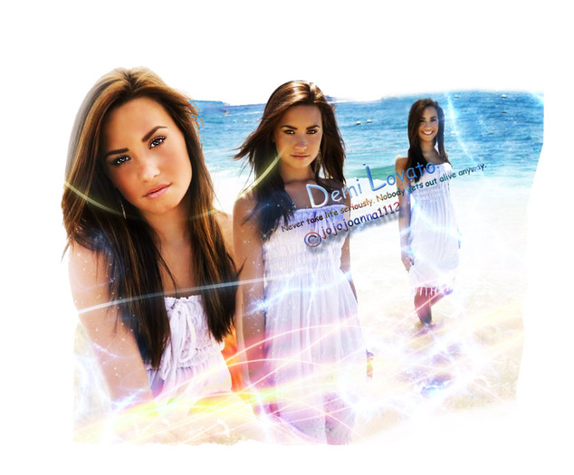 Demii - Demi Lovato on the beach