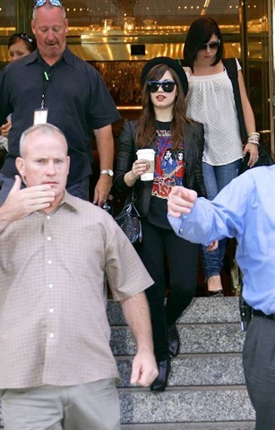 6 - Demi Lovato Outside NYC Hotel NY