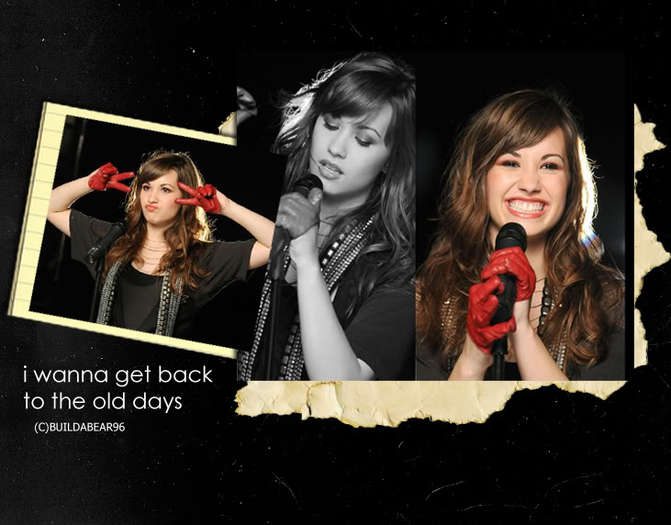 olddays - demi lovato-get back