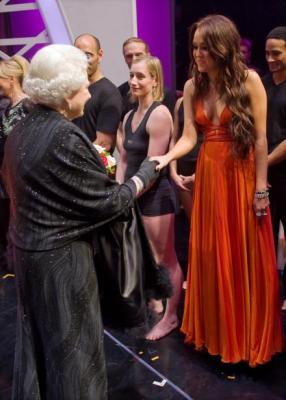 normal_01 - Appearances And Events Candids Meeting Queen Elizabeth And Lady GaGa in Blackpool December 7 2009