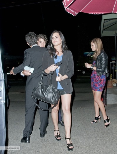 214nz0n - Demi Lovato and Joe Jonas With Nick Jonas and Nicole Anderson