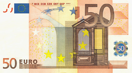 50 de euro - Banca