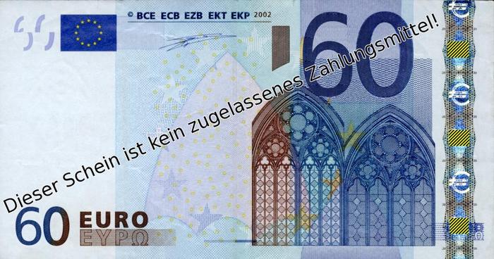 60 euro - Banca