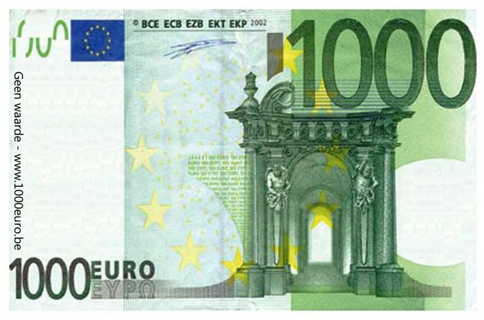 1000 euro - Banca