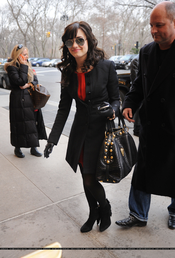  - Demi Lovato Arriving at her hotel in New York City