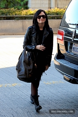  - Demi Lovato Departing from LAX Airport