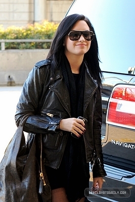  - Demi Lovato Departing from LAX Airport