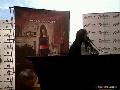  - Demi Lovato Press Conference in Colombia