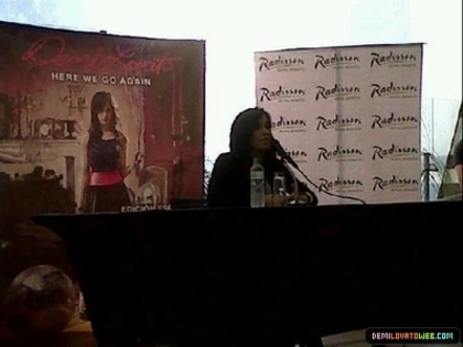  - Demi Lovato Press Conference in Colombia