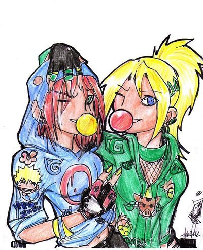 Just_us____by_nuyorican14 - sakura and ino