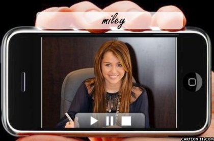 miley in telefon - aici sunt cele mai tari poze cu miley cyrus