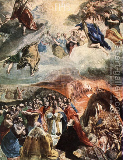 Adoration-Of-The-Name-Of-Jesus-$28dream-Of-Philip-II$29 - el greco-picturi