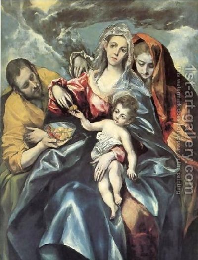 The-Holy-Family-With-St-Mary-Magdalen-1595-1600 - el greco-picturi