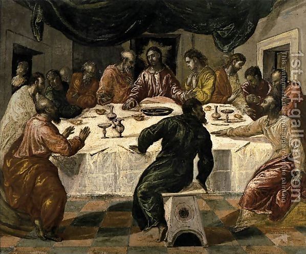 The-Last-Supper-C.-1568 - el greco-picturi