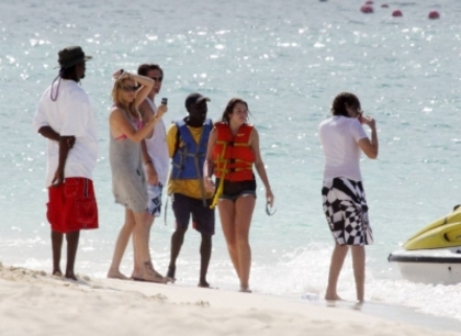 beachjetskiinbahamas130509-16 - Miley Cyrus Rides The Banana Boat