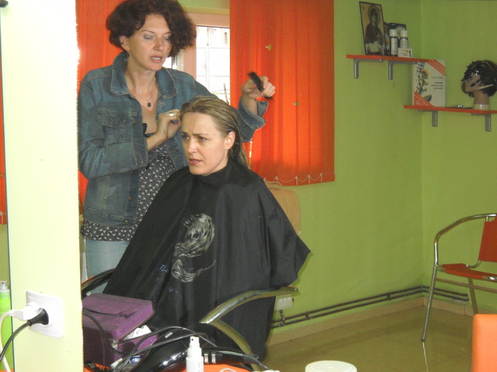 ..egalarea varfurilor... - TUNSORI FACUTE DE MINE