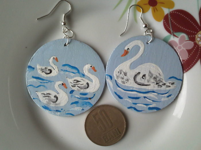 NR,7 CERCEI HANDMADE PRET 18 LEI - bijuterii ceramica si fimo handmade