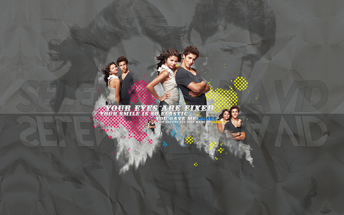 Selena_and_David_Wallpaper_by_mikeygraphics - Plata pt hotelulselenagomez123 pt camera vedetelor