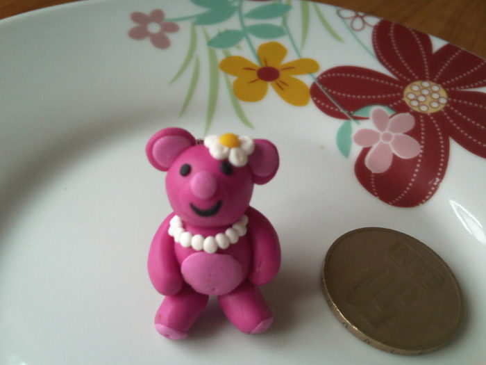 NR,13,BROSA URSULET,PRET16 LEI; BROSA URSULET FIMO LUCRATA MANUAL
