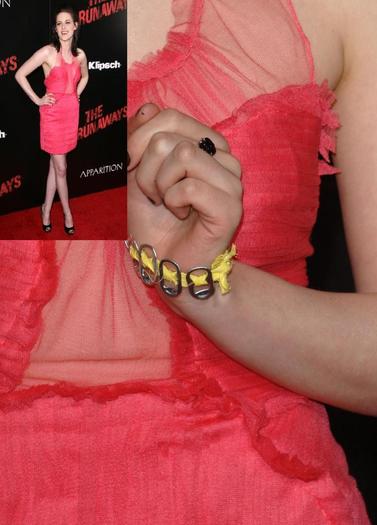 KStewYellowPopTabBracelet