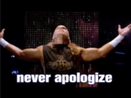 Never Apologize :X - Aici va arat cat l-am iubit pe Shawn Michaels
