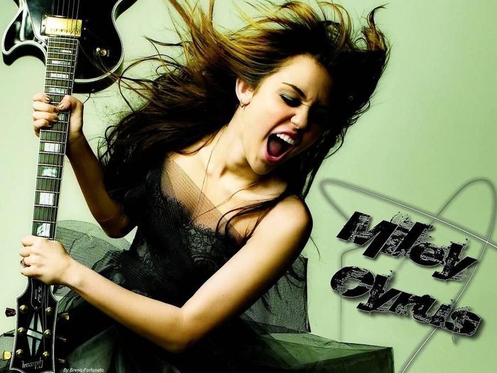 miley cyrus hai so facem rock - miley cyrus