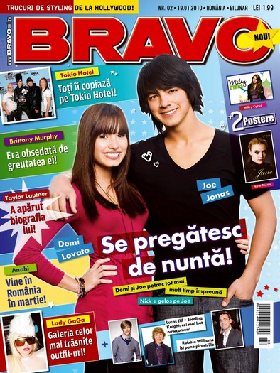 demi lovato si joe jonas pe REVISTA