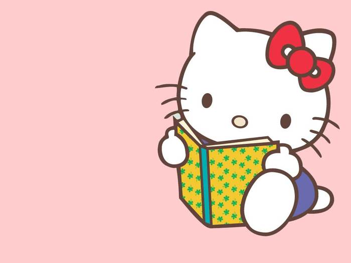 hello_kitty_wallpaper_read_1024x768 - Wallpaper Hello Kitty